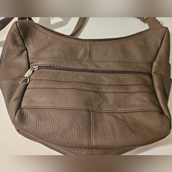 Women's Large Dark Brown Purse w/Multi Compartments EUC - Picture 5 of 16